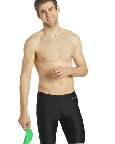 Solid Compression Jammer Swimsuit