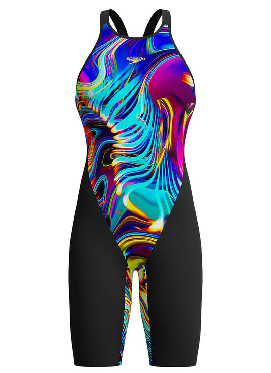 Women's Printed LZR Valor 2.0 Closed Back Kneeskin Tech Suit Swisuit