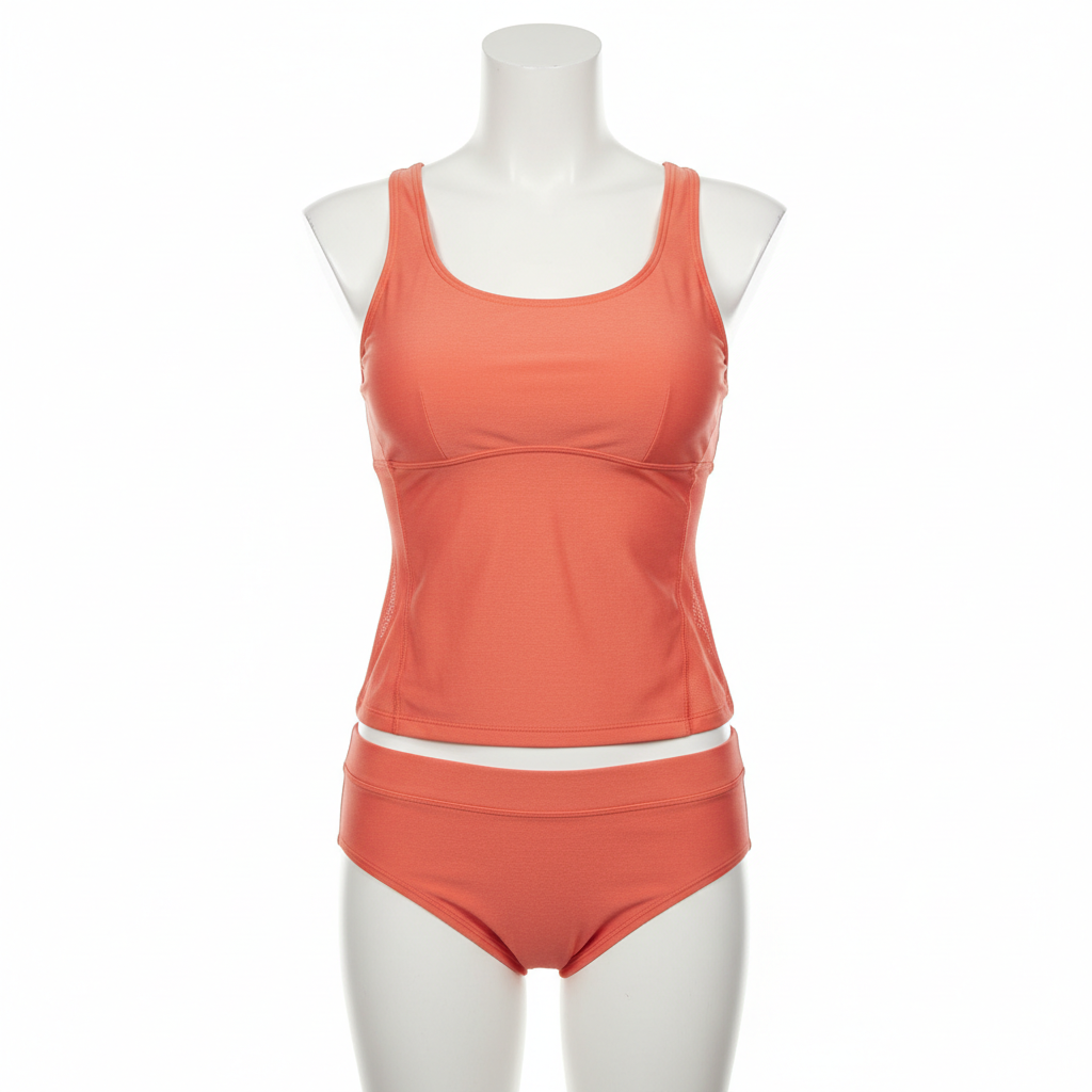 Women's Coral Tankini Set